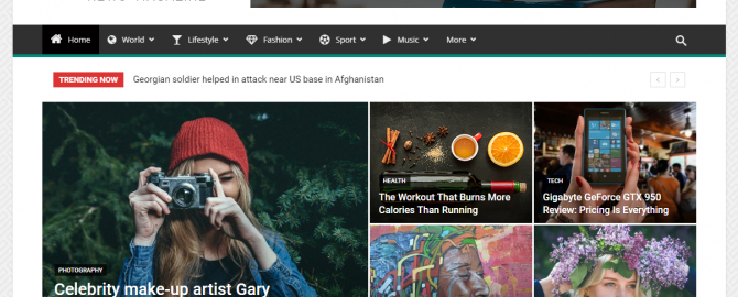 Wordpress Newspaper Magazine Theme