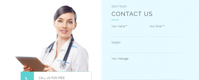 Wordpress Doctorate Contact Us Theme